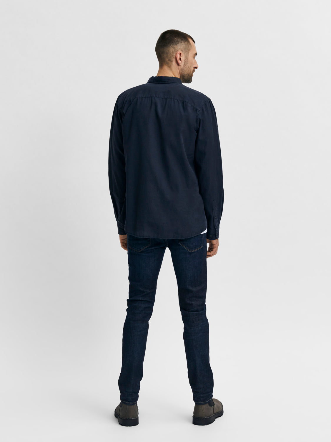 SELECTED HOMME - SLIM-LEON 6291 Jeans - Dark Blue Denim